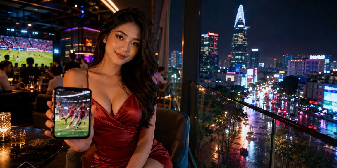 Người dùng tại TP.HCM đặt cược thể thao qua điện thoại di động tiện lợi